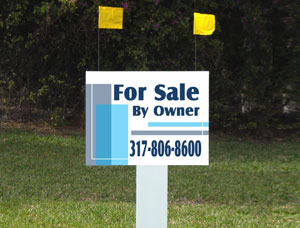 18x24 yard sign for residential property listing