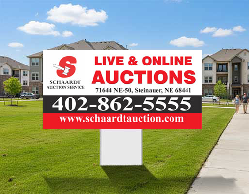 Preview of a 2x4 property sign