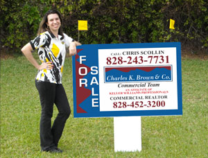32x48 commercial signs for site directions, property identification, and regulated locations