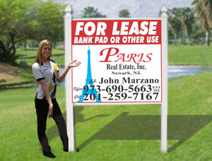 4x4 Real Estate signs
