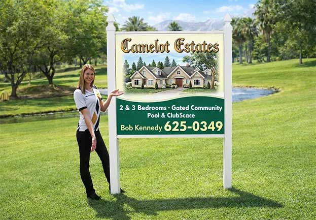 Preview of a 4×4 commercial site sign