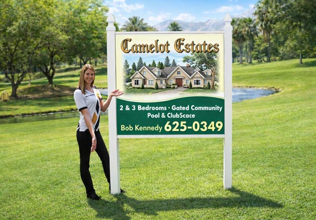 4x4 Commercial Signs