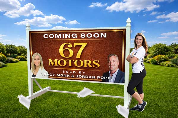 Automobile Signs installed outdoors