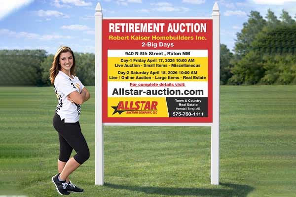 4x4 sign with standard pvc post kit installed outdoors