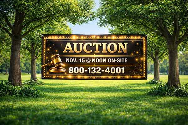 Custom commercial banners