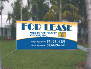 3x6 For Lease Banners