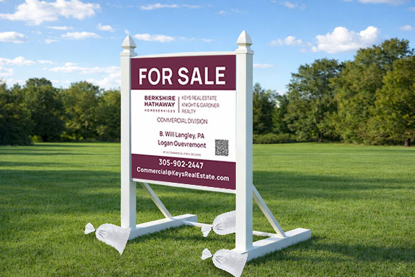 Preview of a 4×4 commercial site sign