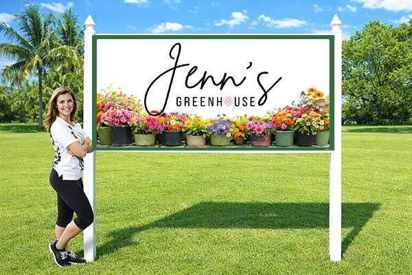 Business Signs installed outdoors