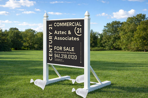 Preview of a 4×4 commercial site sign