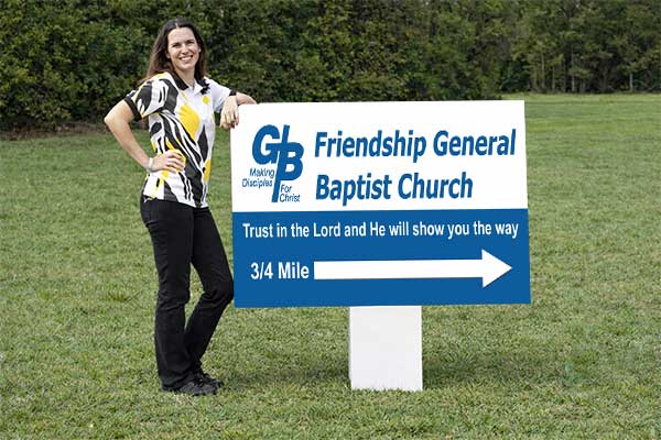 32x48 church signs for outdoor ministry and event messaging