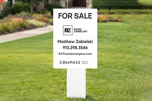 32x24 Compass sign for residential and commercial marketing
