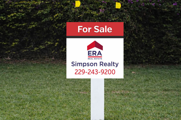 2x2 ERA signs for lot marking and small directional placement