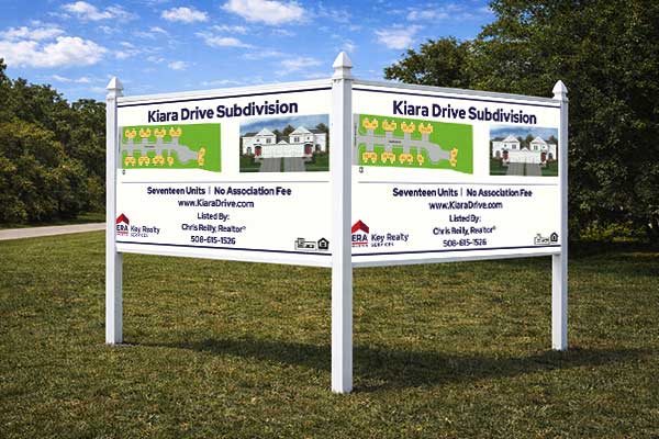 4x8 ERA sign installed outdoors