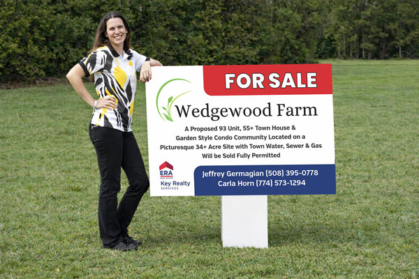 32x48 ERA yard sign for directional placement and listing support