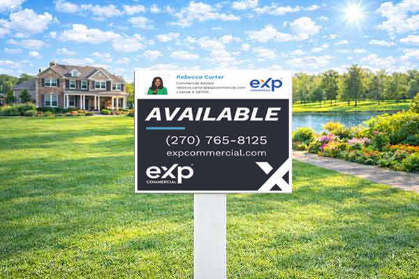 18x24 eXp Realty yard sign for listing visibility