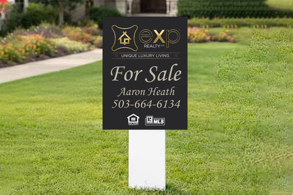 32x24 eXp sign for real estate marketing