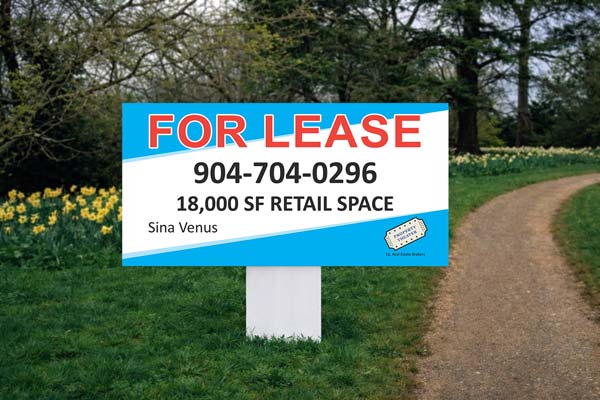 2x4 for lease Signs