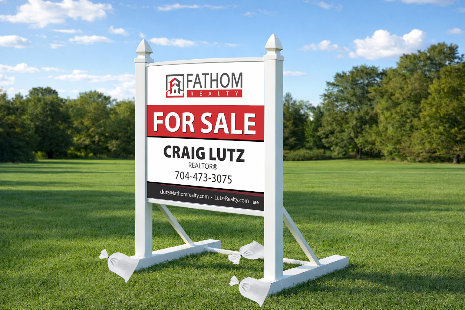 Preview of a 4×4 commercial site sign