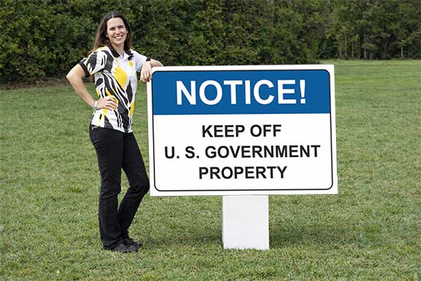 32x48 municipal signs for public works and infrastructure projects