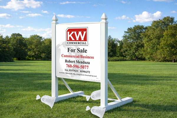 Preview of a 4×4 commercial site sign