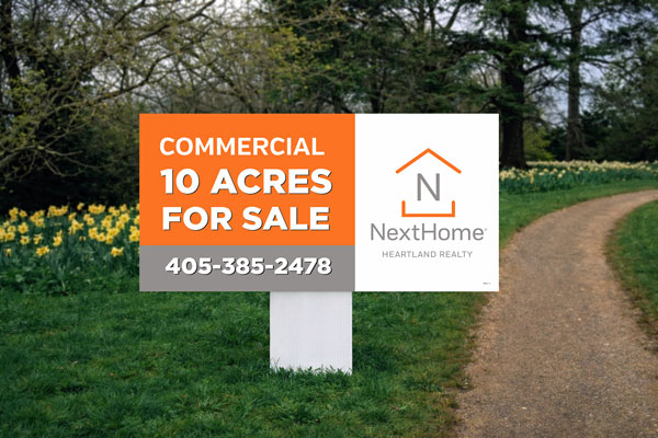 2x4 NextHome directional sign for open house guidance