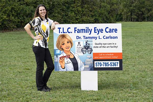 32x48 office signs for corporate property marketing