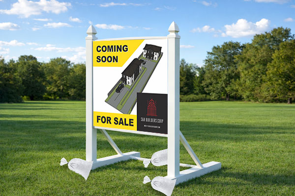 Preview of a 4×4 commercial site sign