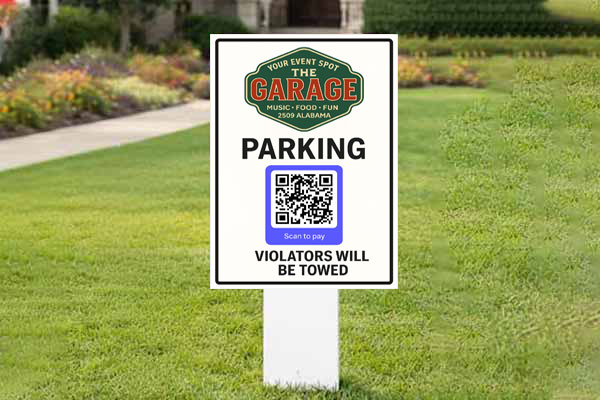 32x24 residential auction signs for property listings and bidder visibility