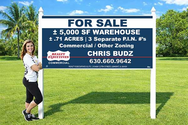 4x8 Realty Executives sign installed outdoors