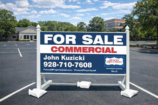 4x8 Realty Executives sign installed outdoors