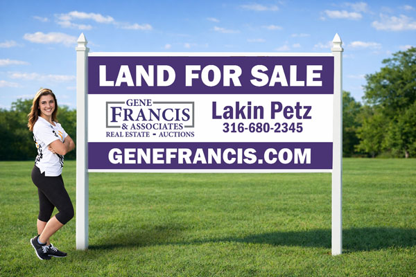 Real Estate Signs installed outdoors