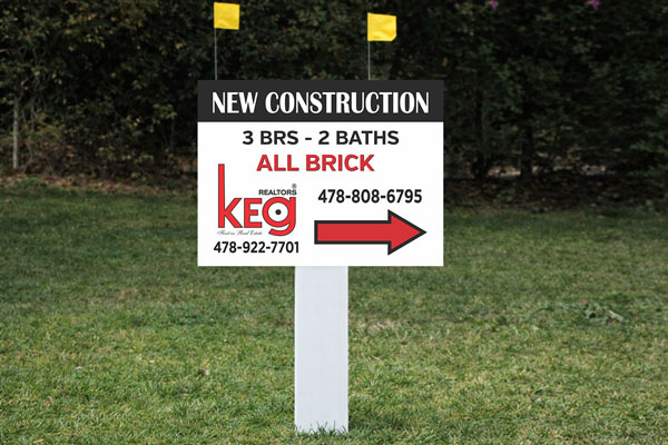 18x24 realtor yard signs for residential listings and open house promotion