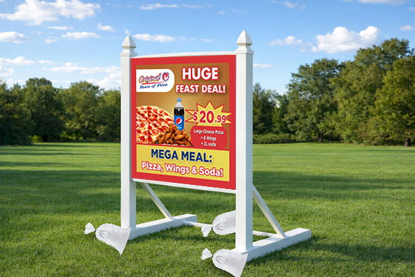 Preview of a 4×4 commercial site sign