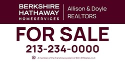 Berkshire Hathaway Custom Sign