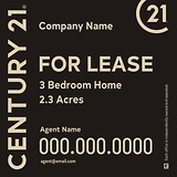 Century 21 Real Estate Sign