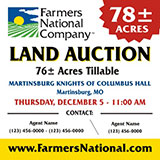 4x4 Auction Sign