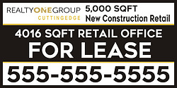Realty One Group 4x8 sign template