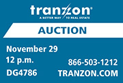 Tranzon Auction Sign
